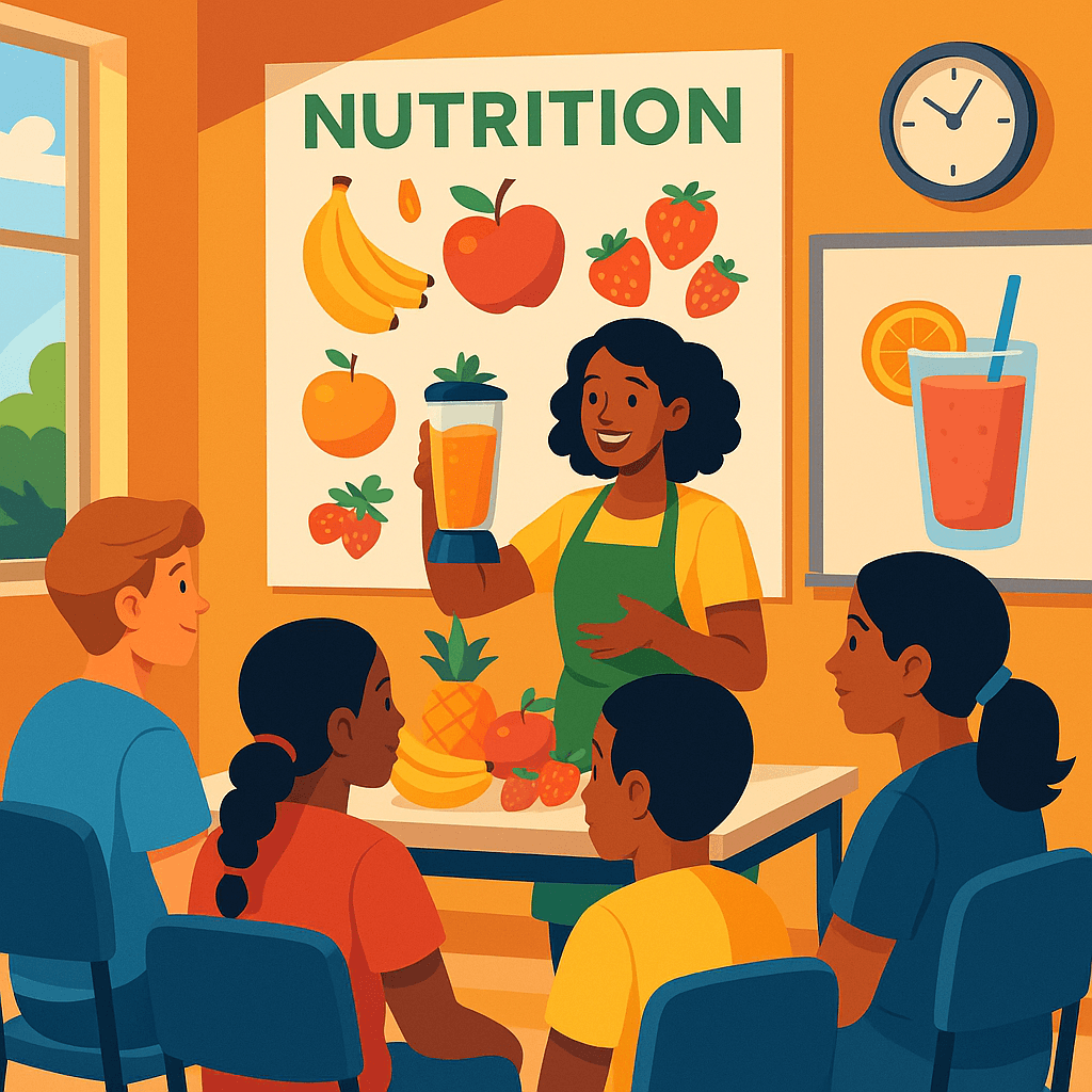 Nutrition Course From Garden to Smoothie